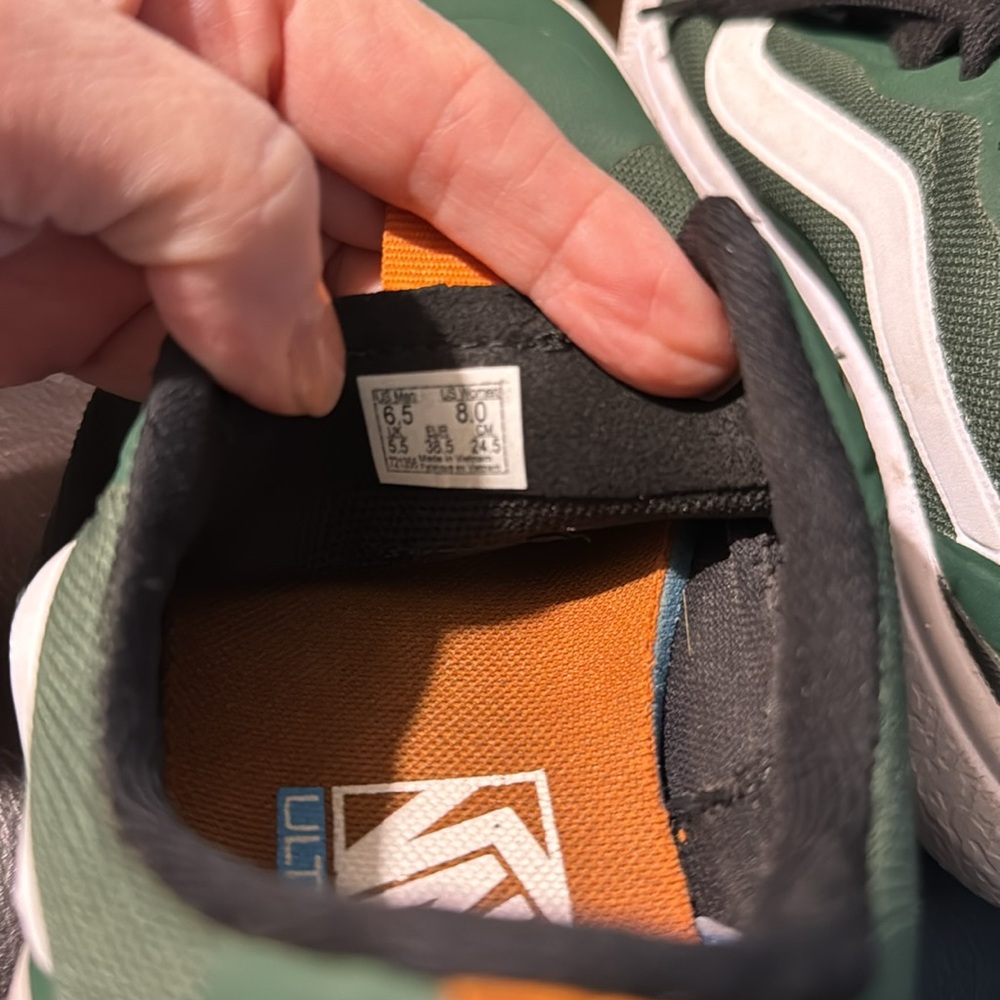 Size 6.5 - Vans Ultrarange EXO Mountain View Green ultracush - Picture 8 of 15